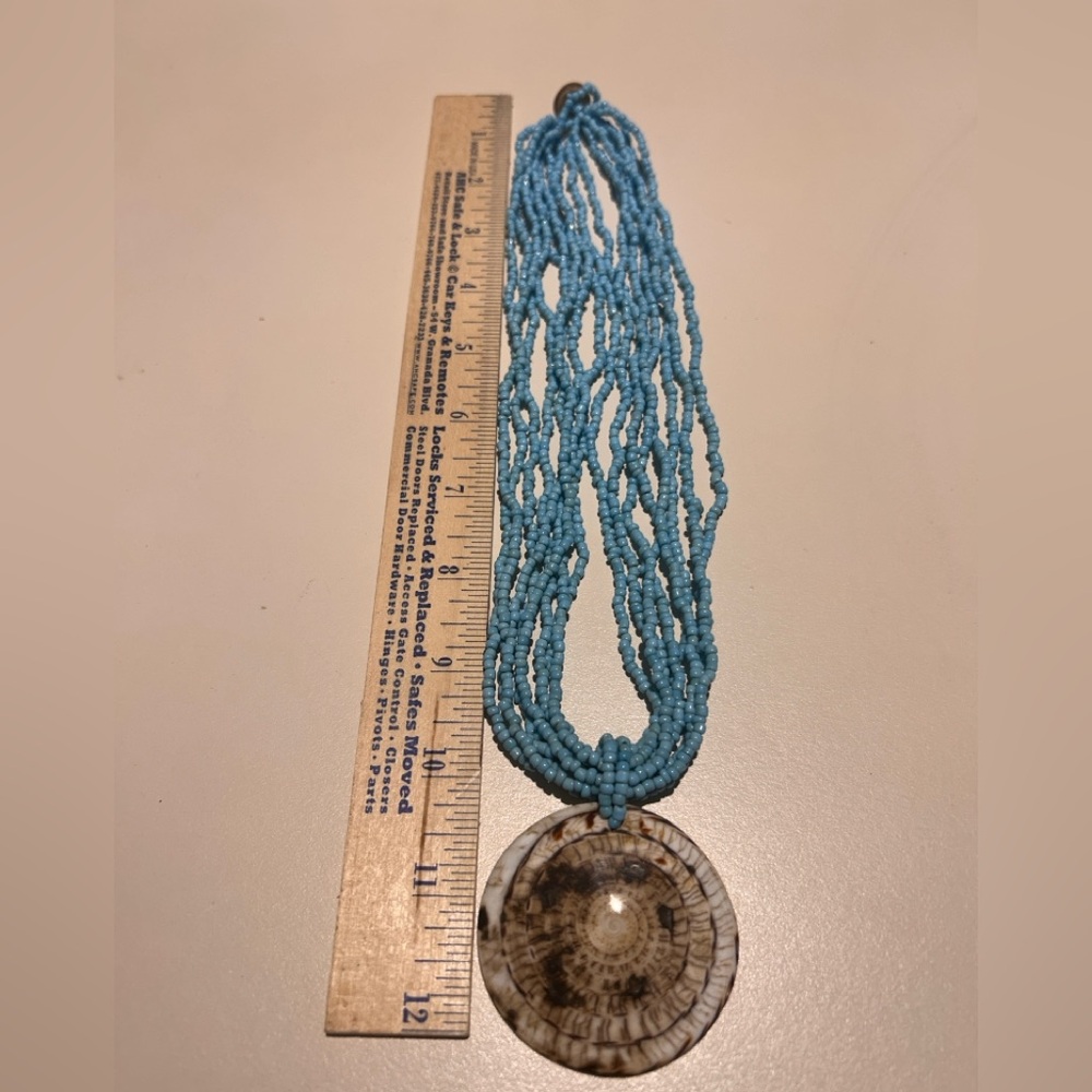 Blue Beaded Necklace